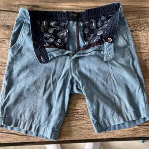Light blue Ted Baker shorts size 30